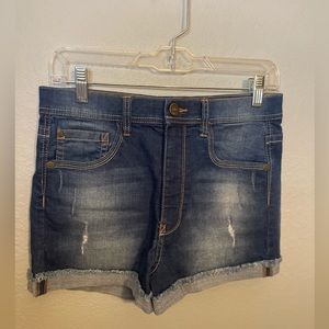 ⭐️ Wallflower blue denim shorts size 11. NWOT. Legendary fit.